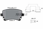 TEXTAR Piduriklotsi komplekt,  ketaspidur Q+ 2332601