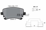 TEXTAR Piduriklotsi komplekt,  ketaspidur Q+ 2332607