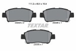 TEXTAR Piduriklotsi komplekt, ketaspidur 2334803