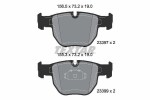 TEXTAR Piduriklotsi komplekt,  ketaspidur Q+ 2339703