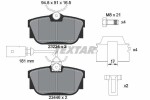 TEXTAR Piduriklotsi komplekt,  ketaspidur Q+ 2344605