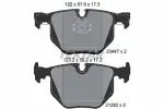 TEXTAR Piduriklotsi komplekt,  ketaspidur Q+ 2344702