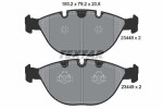 TEXTAR Piduriklotsi komplekt,  ketaspidur Q+ 2344801