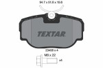 TEXTAR Piduriklotsi komplekt,  ketaspidur 2345801