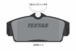 TEXTAR Piduriklotsi komplekt,  ketaspidur Q+ 2346302