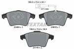 TEXTAR Piduriklotsi komplekt,  ketaspidur Q+ 2346901