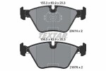 TEXTAR Piduriklotsi komplekt,  ketaspidur Q+ 2347402
