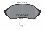 TEXTAR Piduriklotsi komplekt,  ketaspidur 2349002