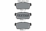 TEXTAR Piduriklotsi komplekt,  ketaspidur 2350701