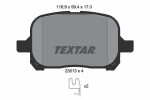 TEXTAR Piduriklotsi komplekt,  ketaspidur 2351302