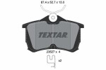 TEXTAR Piduriklotsi komplekt, ketaspidur Q+ 2352701