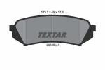 TEXTAR Piduriklotsi komplekt,  ketaspidur 2353902