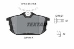 TEXTAR Piduriklotsi komplekt, ketaspidur Q+ 2354901