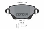TEXTAR Piduriklotsi komplekt,  ketaspidur Q+ 2355701