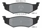 TEXTAR Piduriklotsi komplekt,  ketaspidur Q+ 2356102