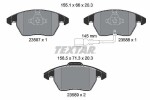TEXTAR Piduriklotsi komplekt,  ketaspidur Q+ 2358701