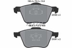 TEXTAR Piduriklotsi komplekt,  ketaspidur Q+ 2359001