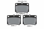 TEXTAR Piduriklotsi komplekt,  ketaspidur 2359301