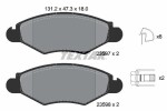TEXTAR Piduriklotsi komplekt,  ketaspidur Q+ 2359703