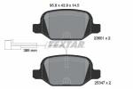 TEXTAR Piduriklotsi komplekt,  ketaspidur Q+ 2360104
