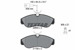 TEXTAR Piduriklotsi komplekt,  ketaspidur 2360301