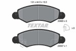 TEXTAR Piduriklotsi komplekt,  ketaspidur Q+ 2360501