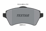 TEXTAR Комплект тормозных колодок,  дисковый тормоз Q+ 2361501