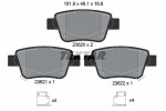 TEXTAR Piduriklotsi komplekt,  ketaspidur Q+ 2362002