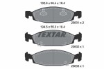 TEXTAR Piduriklotsi komplekt,  ketaspidur Q+ 2363101