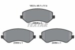 TEXTAR Piduriklotsi komplekt,  ketaspidur 2363801