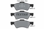 TEXTAR Piduriklotsi komplekt,  ketaspidur 2364001