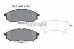 TEXTAR Piduriklotsi komplekt,  ketaspidur 2369801