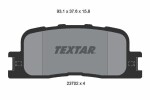 TEXTAR Piduriklotsi komplekt,  ketaspidur 2370201
