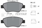 TEXTAR Piduriklotsi komplekt,  ketaspidur Q+ 2370502