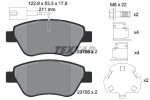 TEXTAR Piduriklotsi komplekt,  ketaspidur Q+ 2370601