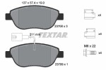 TEXTAR Piduriklotsi komplekt,  ketaspidur Q+ 2370802