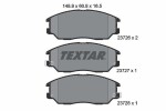 TEXTAR Piduriklotsi komplekt,  ketaspidur 2372601