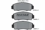TEXTAR Piduriklotsi komplekt,  ketaspidur 2372901