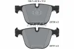 TEXTAR Piduriklotsi komplekt,  ketaspidur Q+ 2373001