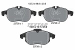 TEXTAR Piduriklotsi komplekt,  ketaspidur Q+ 2373807