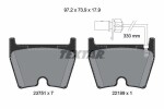 TEXTAR Piduriklotsi komplekt,  ketaspidur Q+ 2375104