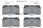 TEXTAR Piduriklotsi komplekt,  ketaspidur 2375601