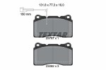 TEXTAR Piduriklotsi komplekt,  ketaspidur Q+ 2375701