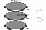 TEXTAR Piduriklotsi komplekt,  ketaspidur Q+ 2376802