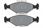TEXTAR Piduriklotsi komplekt,  ketaspidur 2377501