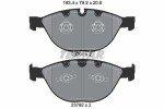 TEXTAR Piduriklotsi komplekt, ketaspidur Q+ 2379101