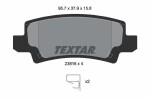 TEXTAR Piduriklotsi komplekt, ketaspidur 2381601