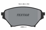 TEXTAR Piduriklotsi komplekt,  ketaspidur 2386301
