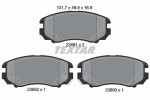 TEXTAR Piduriklotsi komplekt,  ketaspidur Q+ 2389101