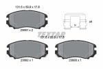 TEXTAR Piduriklotsi komplekt,  ketaspidur Q+ 2389105